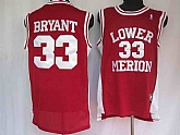 Los Angeles Lakers #33 Kobe Bryant Lower Merion red Jerseys,baseball caps,new era cap wholesale,wholesale hats