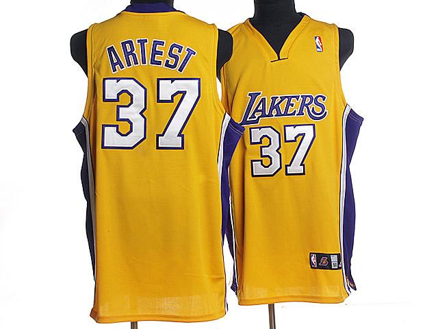 Los Angeles Lakers #37 Ron Artest yellow Jerseys,We sell and wholesale Los Angeles Lakers #37 Ron Artest yellow Jerseys on line form chian!