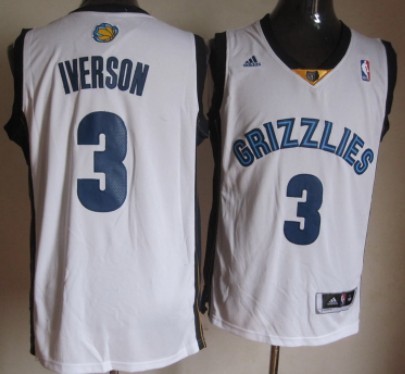 Memphis Grizzlies #3 Allen Iverson Revolution 30 Swingman White Jerseys,We sell and wholesale Memphis Grizzlies #3 Allen Iverson Revolution 30 Swingman White Jerseys on line form chian!