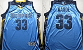 Memphis Grizzlies #33 Marc Gasol Light Blue Authentic Jerseys,baseball caps,new era cap wholesale,wholesale hats