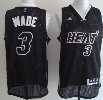Miami Heat #3 Dwyane Wade All Black With White Swingman Jerseys,We sell and wholesale Miami Heat #3 Dwyane Wade All Black With White Swingman Jerseys on line form chian!