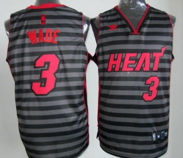 Miami Heat #3 Dwyane Wade Gray With Black Pinstripe Jerseys,We sell and wholesale Miami Heat #3 Dwyane Wade Gray With Black Pinstripe Jerseys on line form chian!