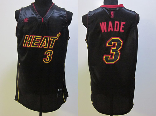 Miami Heat #3 Wade Full Black With Red & Gold Shadow Authentic Jerseys,We sell and wholesale Miami Heat #3 Wade Full Black With Red & Gold Shadow Authentic Jerseys on line form chian!