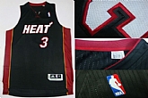Miami Heat #3 Wade Revolution 30 Swingman Black Jerseys,baseball caps,new era cap wholesale,wholesale hats