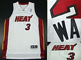 Miami Heat #3 Wade Revolution 30 Swingman White Jerseys,baseball caps,new era cap wholesale,wholesale hats