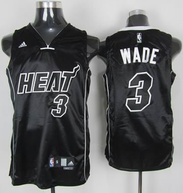 Miami Heat #3 Wade black Jerseys,We sell and wholesale Miami Heat #3 Wade black Jerseys on line form chian!