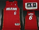 Miami Heat #6 James Revolution 30 Swingman Red Jerseys,baseball caps,new era cap wholesale,wholesale hats