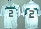 Miami Hurricanes #2 With No Name White College Jerseys,baseball caps,new era cap wholesale,wholesale hats
