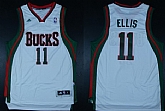 Milwaukee Bucks #11 Monta Ellis Revolution 30 Swingman White Jerseys,baseball caps,new era cap wholesale,wholesale hats