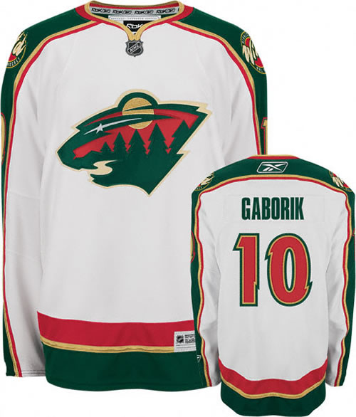 Minnesota Wilds #10 GABORIK white Jerseys,We sell and wholesale Minnesota Wilds #10 GABORIK white Jerseys on line form chian!