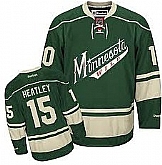 Minnesota Wilds #15 HEATLEY Black Jersey,baseball caps,new era cap wholesale,wholesale hats