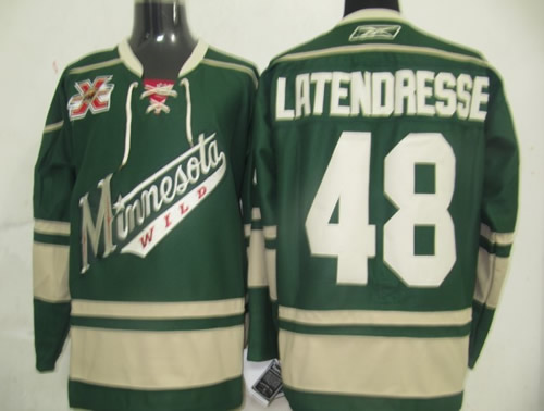 Minnesota Wilds #48 Latendresse Green With Patch Jerseys,We sell and wholesale Minnesota Wilds #48 Latendresse Green With Patch Jerseys on line form chian!