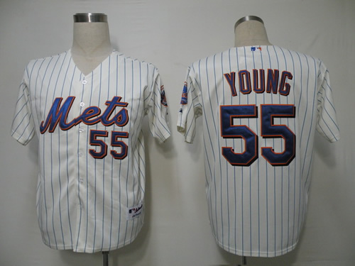 New York Mets #55 Young White Jerseys,We sell and wholesale New York Mets #55 Young White Jerseys on line form chian!