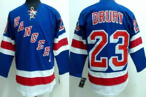 New York Rangers #23 Drury blue Jerseys,We sell and wholesale New York Rangers #23 Drury blue Jerseys on line form chian!