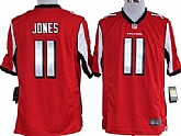 Nike Atlanta Falcons #11 Julio Jones Red Game Jerseys