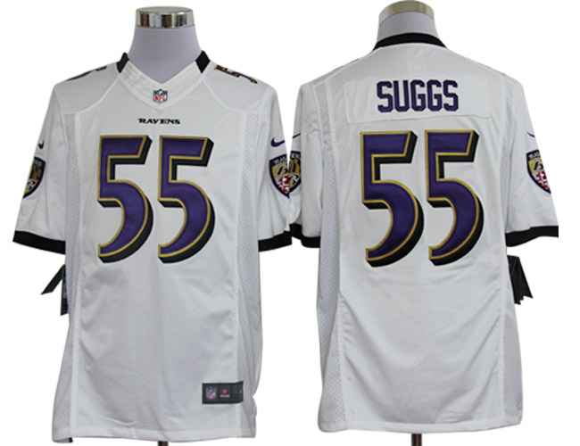 Nike Limited Baltimore Ravens #55 Terrell Suggs White Jerseys,We sell and wholesale Nike Limited Baltimore Ravens #55 Terrell Suggs White Jerseys on line form chian!