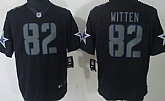 Nike Limited Dallas Cowboys #82 Jason Witten Black Impact Jerseys