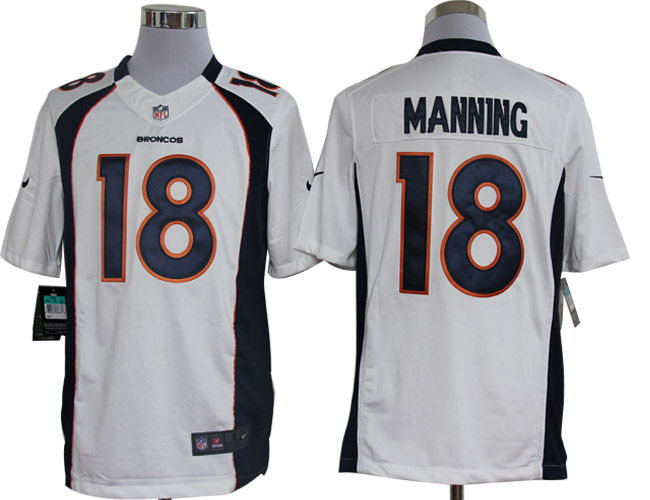 Nike Limited Denver Broncos #18 Peyton Manning White Jerseys,We sell and wholesale Nike Limited Denver Broncos #18 Peyton Manning White Jerseys on line form chian!