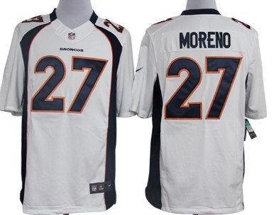 Nike Limited Denver Broncos #27 Knowshon Moreno White Jerseys,We sell and wholesale Nike Limited Denver Broncos #27 Knowshon Moreno White Jerseys on line form chian!
