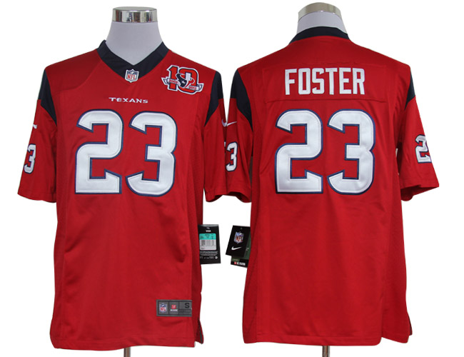 Nike Limited Houston Texans #23 Arian Foster Red 10TH Jerseys,We sell and wholesale Nike Limited Houston Texans #23 Arian Foster Red 10TH Jerseys on line form chian!