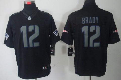 Nike Limited New England Patriots #12 Tom Brady Black Impact Jerseys,We sell and wholesale Nike Limited New England Patriots #12 Tom Brady Black Impact Jerseys on line form chian!
