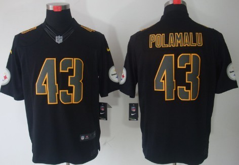 Nike Limited Pittsburgh Steelers #43 Troy Polamalu Black Impact Jerseys,We sell and wholesale Nike Limited Pittsburgh Steelers #43 Troy Polamalu Black Impact Jerseys on line form chian!