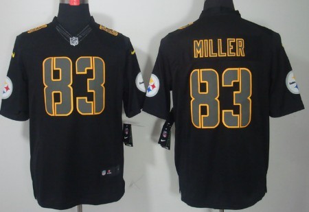 Nike Limited Pittsburgh Steelers #83 Heath Miller Black Impact Jerseys,We sell and wholesale Nike Limited Pittsburgh Steelers #83 Heath Miller Black Impact Jerseys on line form chian!