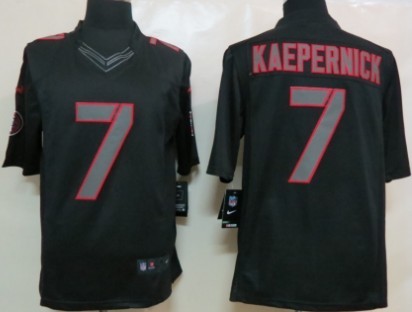 Nike Limited San Francisco 49ers #7 Colin Kaepernick Black Impact Jerseys,We sell and wholesale Nike Limited San Francisco 49ers #7 Colin Kaepernick Black Impact Jerseys on line form chian!