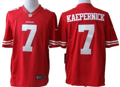 Nike Limited San Francisco 49ers #7 Colin Kaepernick Red Jerseys,We sell and wholesale Nike Limited San Francisco 49ers #7 Colin Kaepernick Red Jerseys on line form chian!