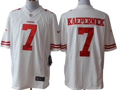 Nike Limited San Francisco 49ers #7 Colin Kaepernick White Jerseys,We sell and wholesale Nike Limited San Francisco 49ers #7 Colin Kaepernick White Jerseys on line form chian!