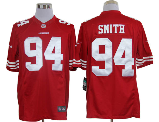 Nike Limited San Francisco 49ers #94 Justin Smith Red Jerseys,We sell and wholesale Nike Limited San Francisco 49ers #94 Justin Smith Red Jerseys on line form chian!