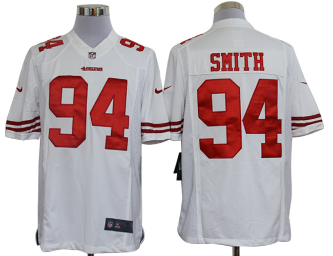 Nike Limited San Francisco 49ers #94 Justin Smith White Jerseys,We sell and wholesale Nike Limited San Francisco 49ers #94 Justin Smith White Jerseys on line form chian!