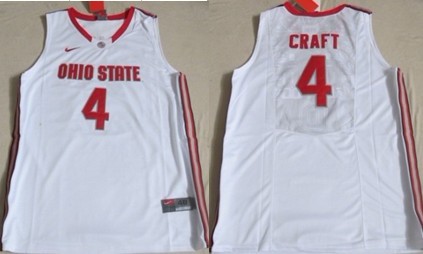 Ohio State Buckeyes #4 Aaron Craft White Jerseys,We sell and wholesale Ohio State Buckeyes #4 Aaron Craft White Jerseys on line form chian!