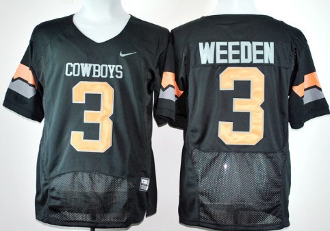 Oklahoma State Cowboys #3 Brandon Weeden Black Pro Combat College Jerseys,We sell and wholesale Oklahoma State Cowboys #3 Brandon Weeden Black Pro Combat College Jerseys on line form chian!