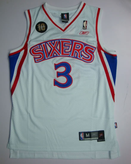 Philadelphia 76ers #3 Iverson White Red Brim Swingman Jerseys,We sell and wholesale Philadelphia 76ers #3 Iverson White Red Brim Swingman Jerseys on line form chian!