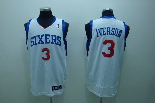 Philadelphia 76ers #3 Iverson white Jerseys,We sell and wholesale Philadelphia 76ers #3 Iverson white Jerseys on line form chian!
