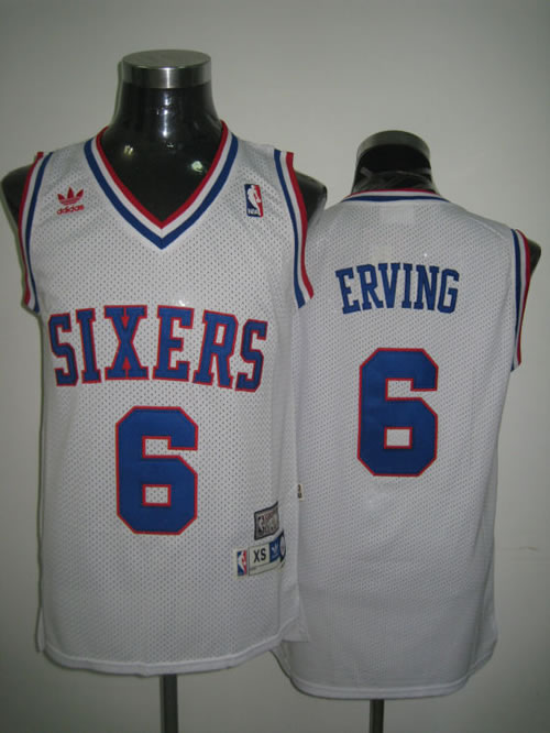 Philadelphia 76ers #6 Erving white Jerseys,We sell and wholesale Philadelphia 76ers #6 Erving white Jerseys on line form chian!