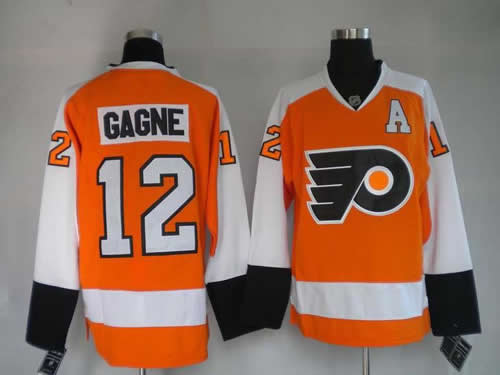 Philadelphia Flyers #12 Simon Gagne orange Third Jerseys,We sell and wholesale Philadelphia Flyers #12 Simon Gagne orange Third Jerseys on line form chian!