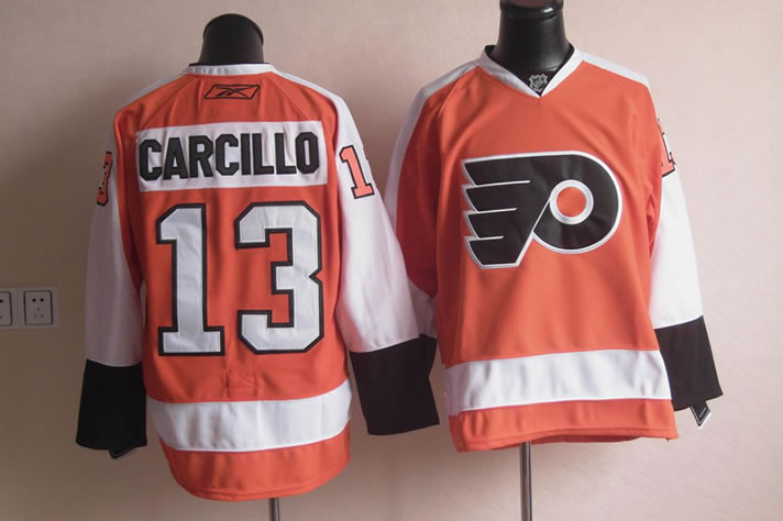 Philadelphia Flyers #13 carcillo orange Jerseys,We sell and wholesale Philadelphia Flyers #13 carcillo orange Jerseys on line form chian!