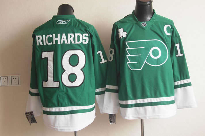 Philadelphia Flyers #18 richards Green Jerseys,We sell and wholesale Philadelphia Flyers #18 richards Green Jerseys on line form chian!