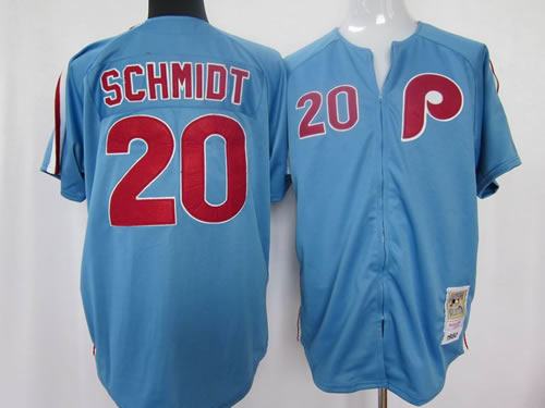 Philadelphia Phillies #20 Schmidt blue Jerseys,We sell and wholesale Philadelphia Phillies #20 Schmidt blue Jerseys on line form chian!