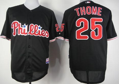 Philadelphia Phillies #25 Jim Thome Black Jerseys,We sell and wholesale Philadelphia Phillies #25 Jim Thome Black Jerseys on line form chian!