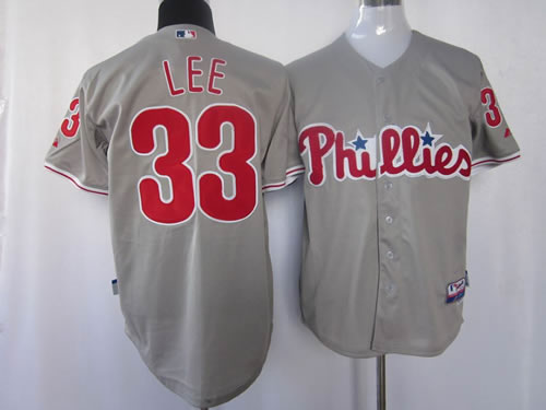 Philadelphia Phillies #33 lee grey cool base Jerseys,We sell and wholesale Philadelphia Phillies #33 lee grey cool base Jerseys on line form chian!