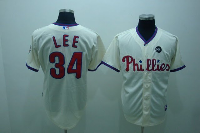 Philadelphia Phillies #34 Cliff Lee cream Jerseys,We sell and wholesale Philadelphia Phillies #34 Cliff Lee cream Jerseys on line form chian!