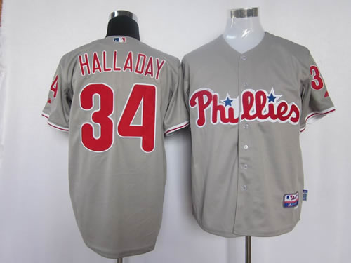 Philadelphia Phillies #34 halladay grey cool base Jerseys,We sell and wholesale Philadelphia Phillies #34 halladay grey cool base Jerseys on line form chian!