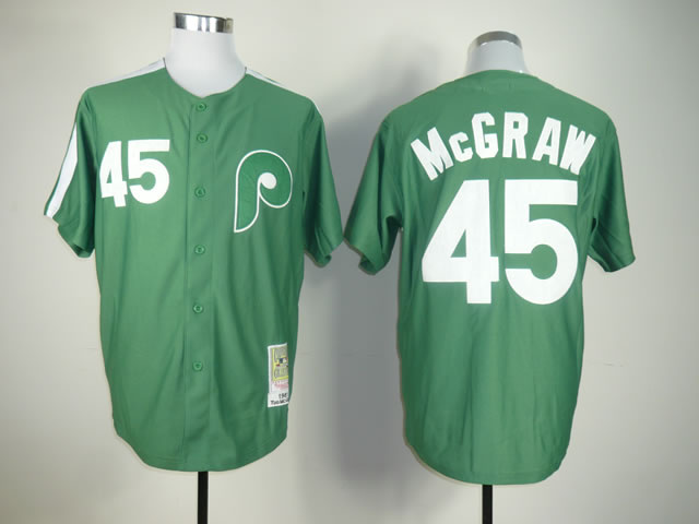 Philadelphia Phillies #45 McCRAW Green Jerseys,We sell and wholesale Philadelphia Phillies #45 McCRAW Green Jerseys on line form chian!