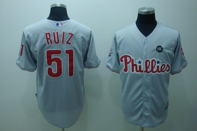 Philadelphia Phillies #51 Javi Ruiz grey Jerseys,We sell and wholesale Philadelphia Phillies #51 Javi Ruiz grey Jerseys on line form chian!