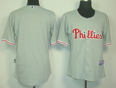 Philadelphia Phillies Blank Gray Jerseys,We sell and wholesale Philadelphia Phillies Blank Gray Jerseys on line form chian!