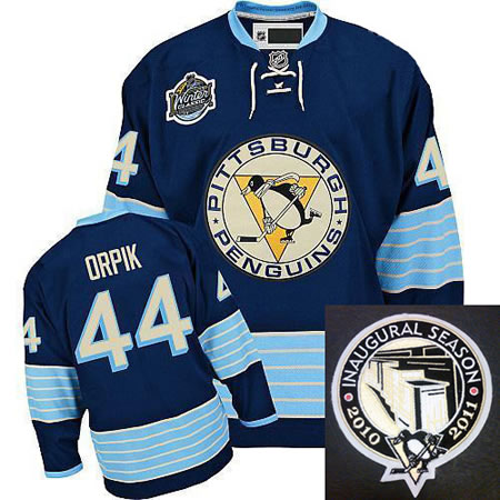 Pittsburgh Penguins #44 Orpik Blue 2011 Winter Classic inaugural 2010-11 sea,We sell and wholesale Pittsburgh Penguins #44 Orpik Blue 2011 Winter Classic inaugural 2010-11 sea on line form chian!