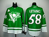 Pittsburgh Penguins #58 Letang Green Jerseys,baseball caps,new era cap wholesale,wholesale hats